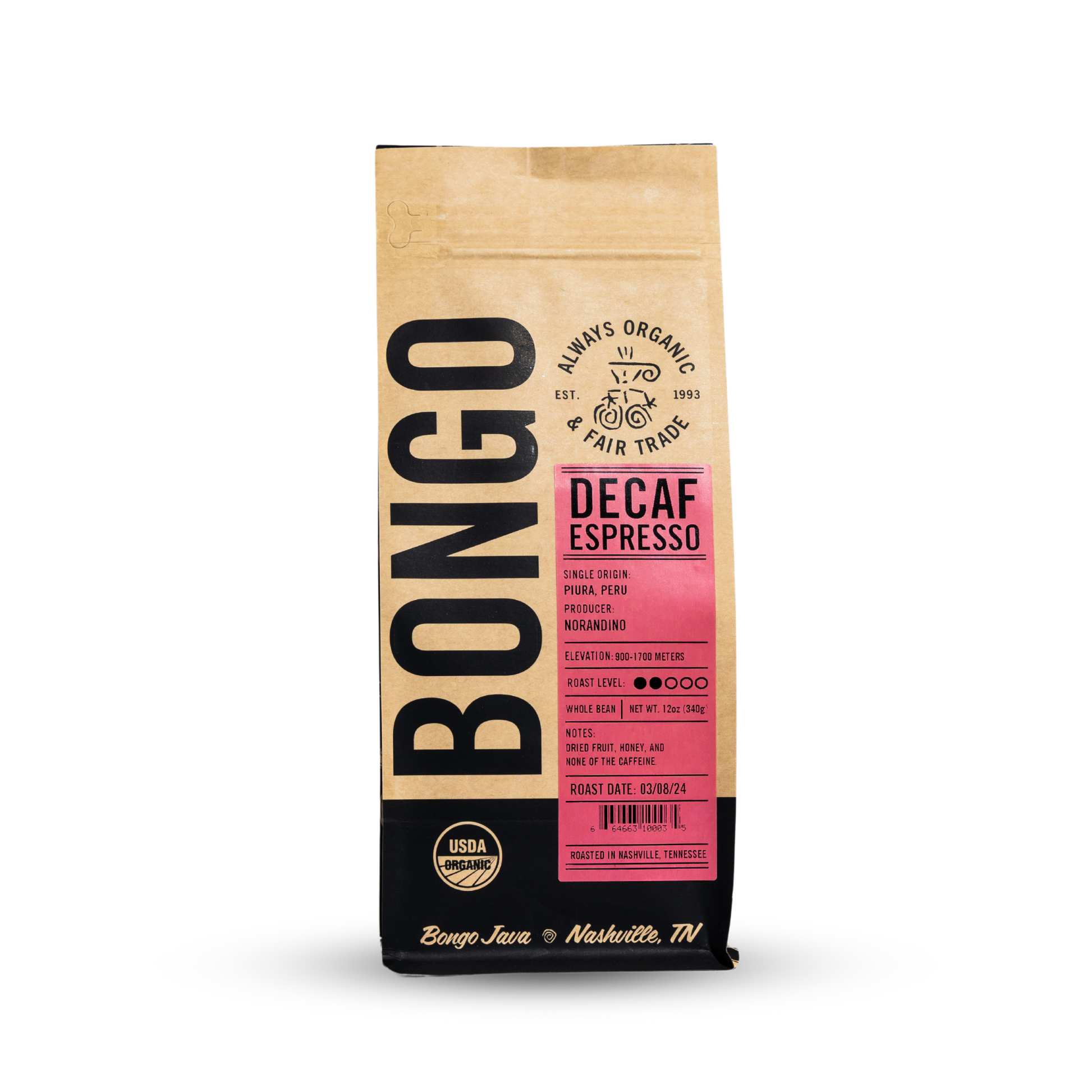 Decaf Espresso - BongoJava.com