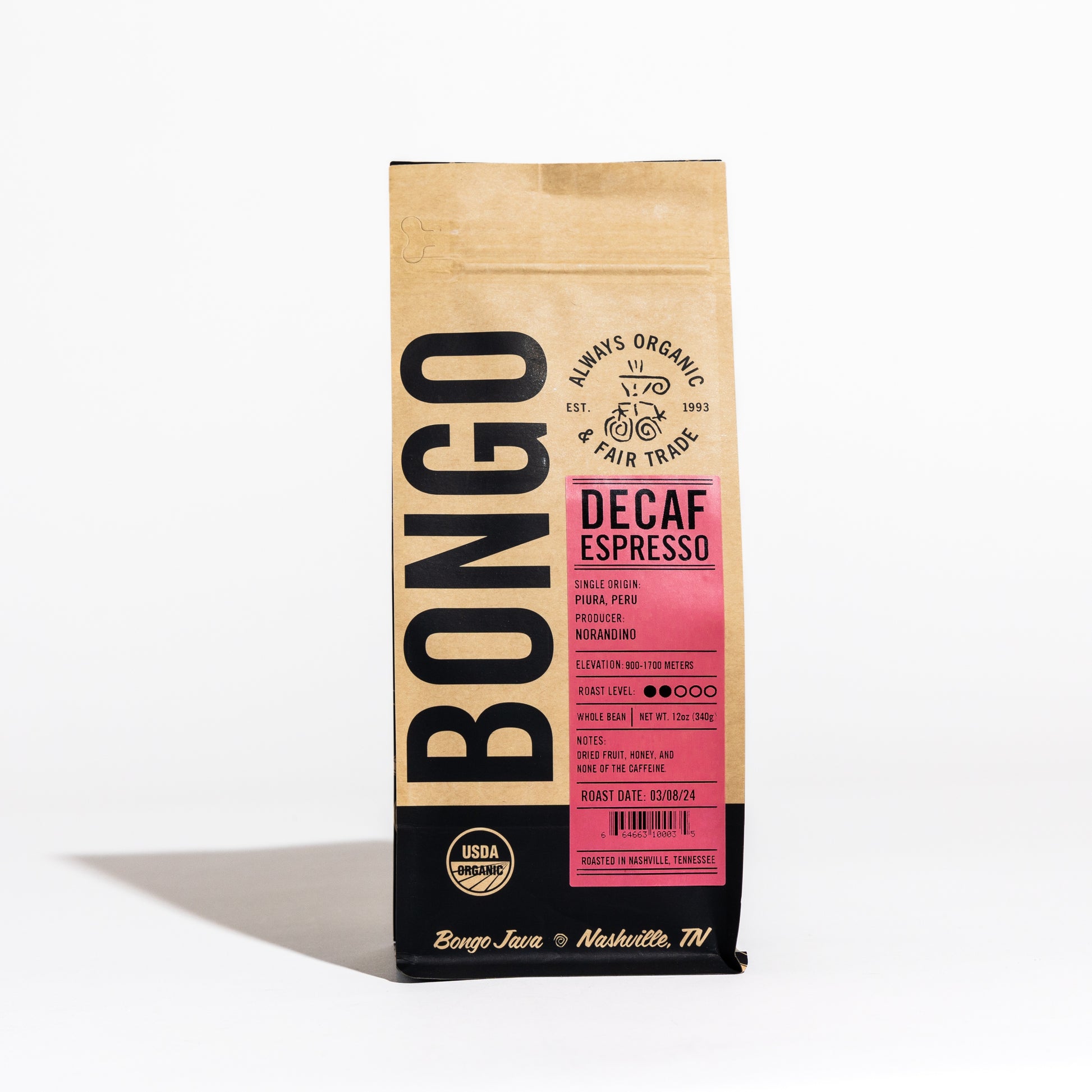 Decaf Espresso - BongoJava.com