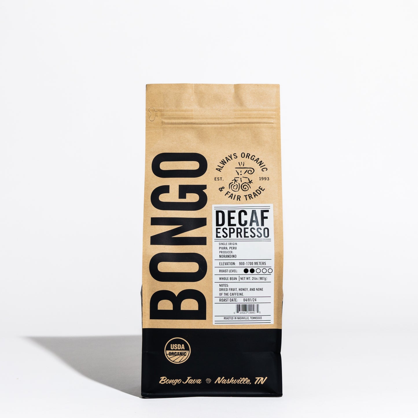 Decaf Espresso - BongoJava.com