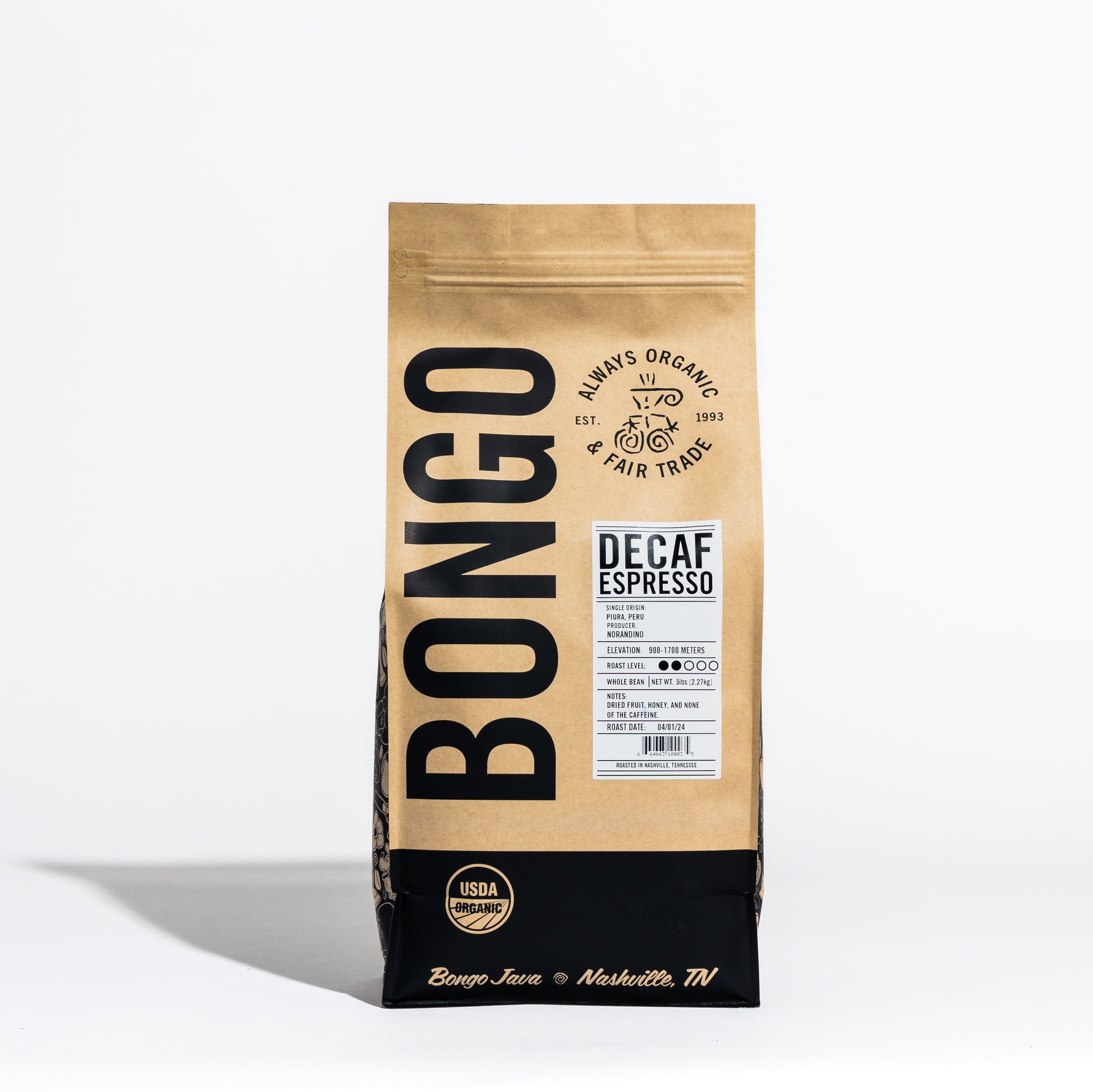Decaf Espresso - BongoJava.com