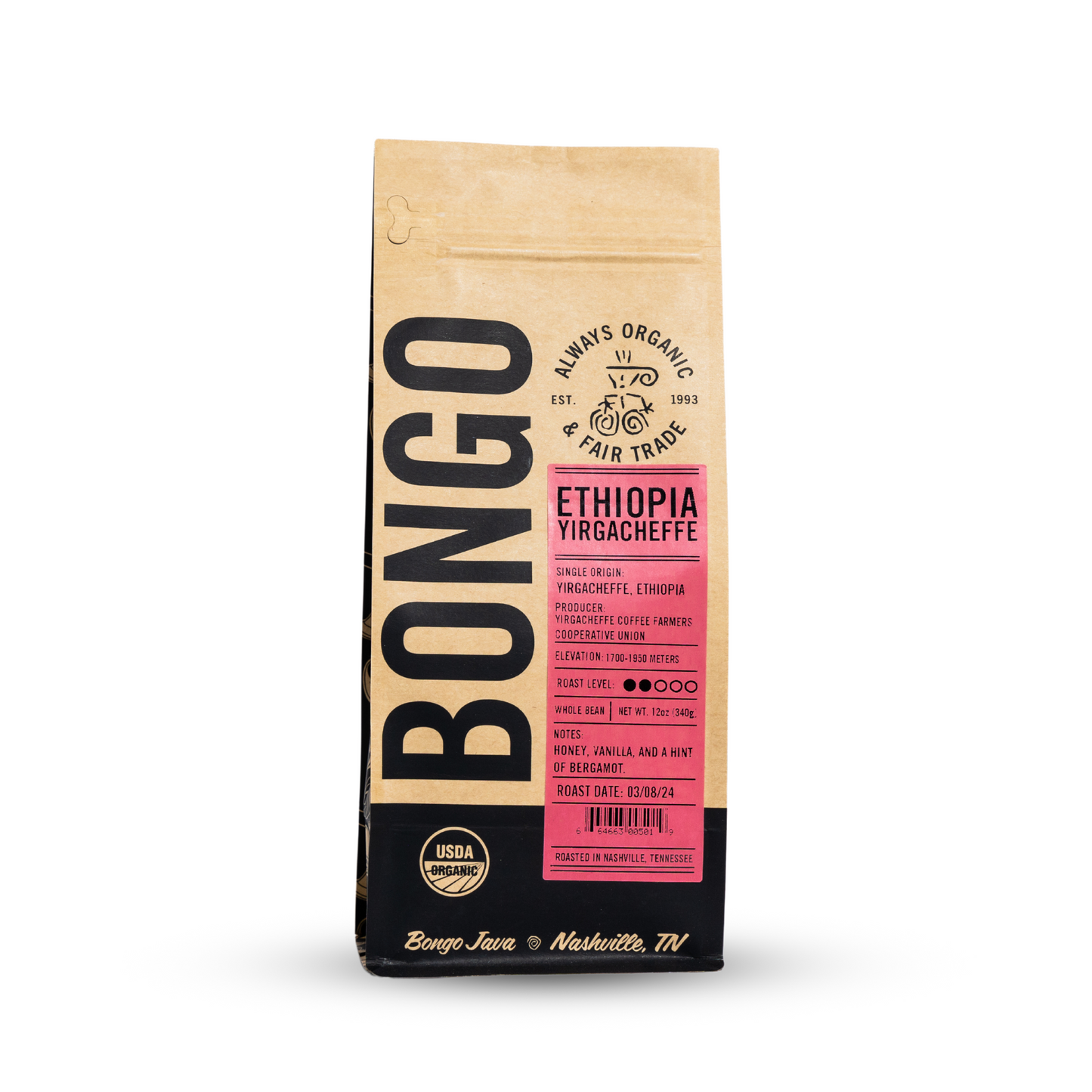 Ethiopia Yirgacheffe - BongoJava.com