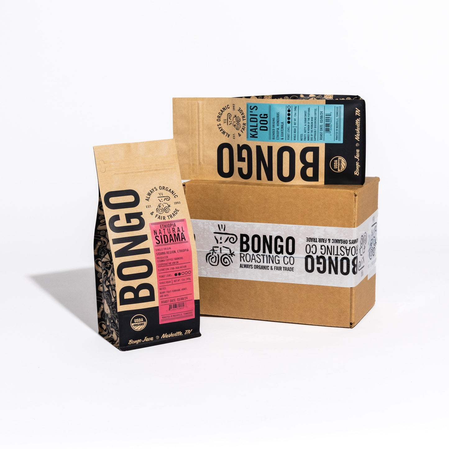 3 Month Gift Subscription - Two Bags a Month - BongoJava.com