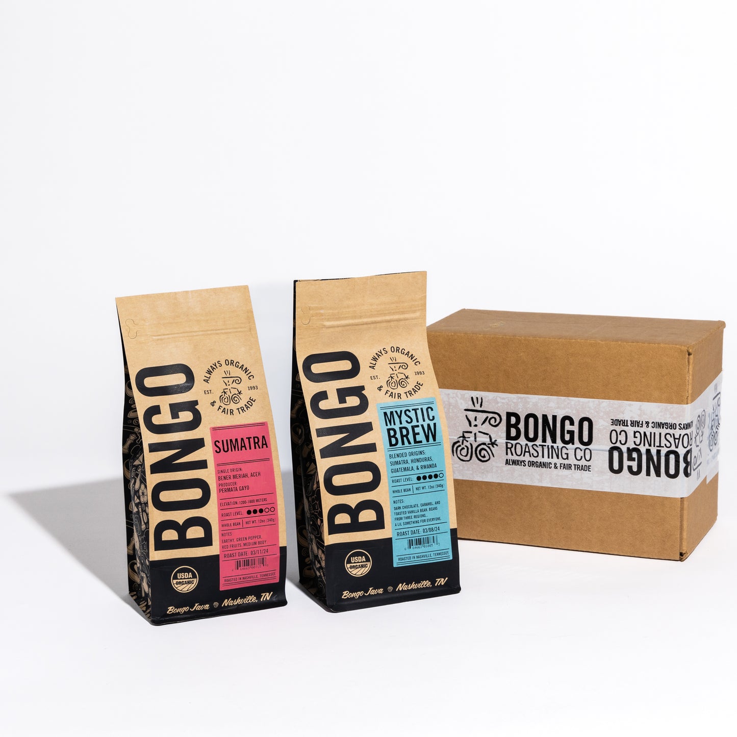 3 Month Gift Subscription - Two Bags a Month - BongoJava.com