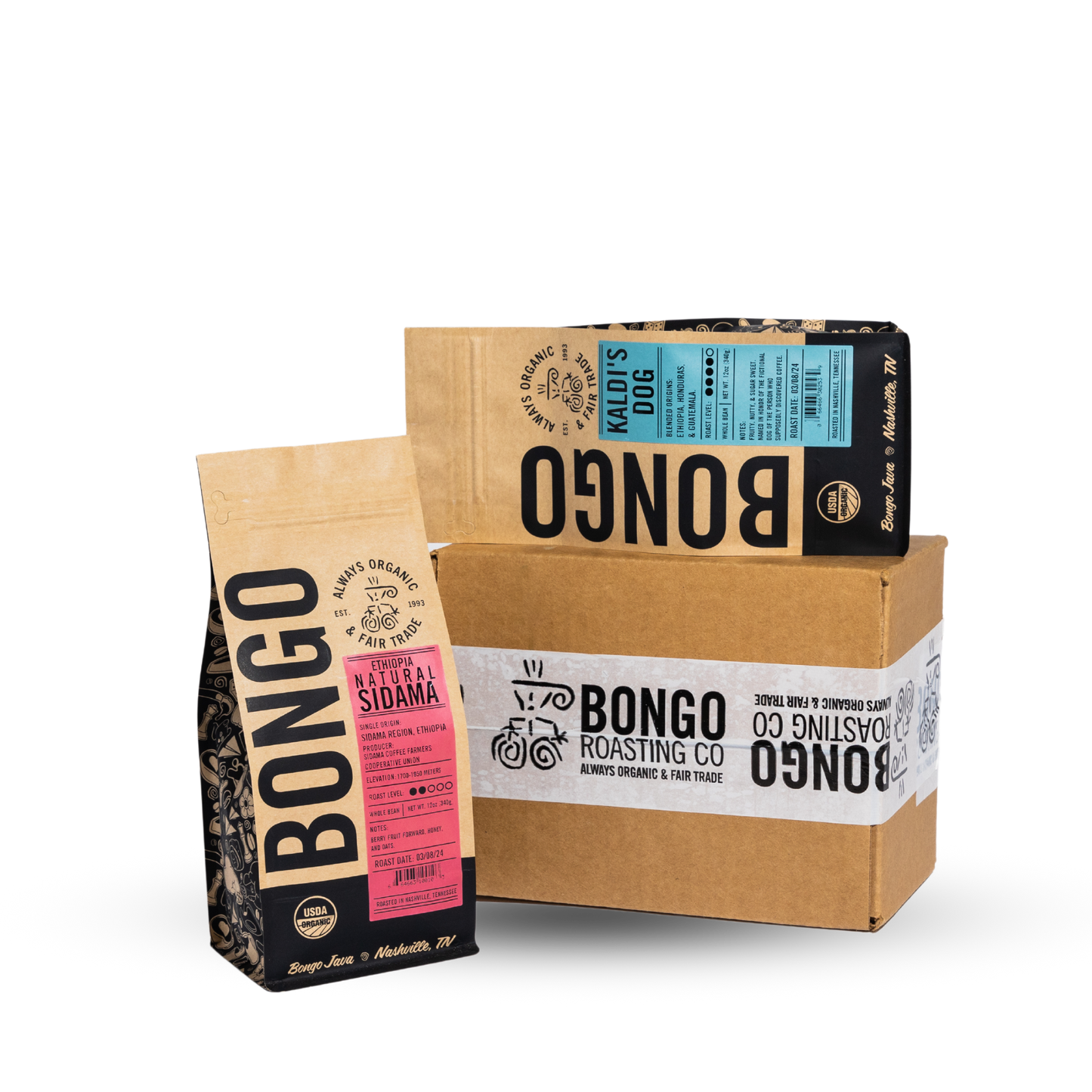 3 Month Gift Subscription - Two Bags a Month - BongoJava.com