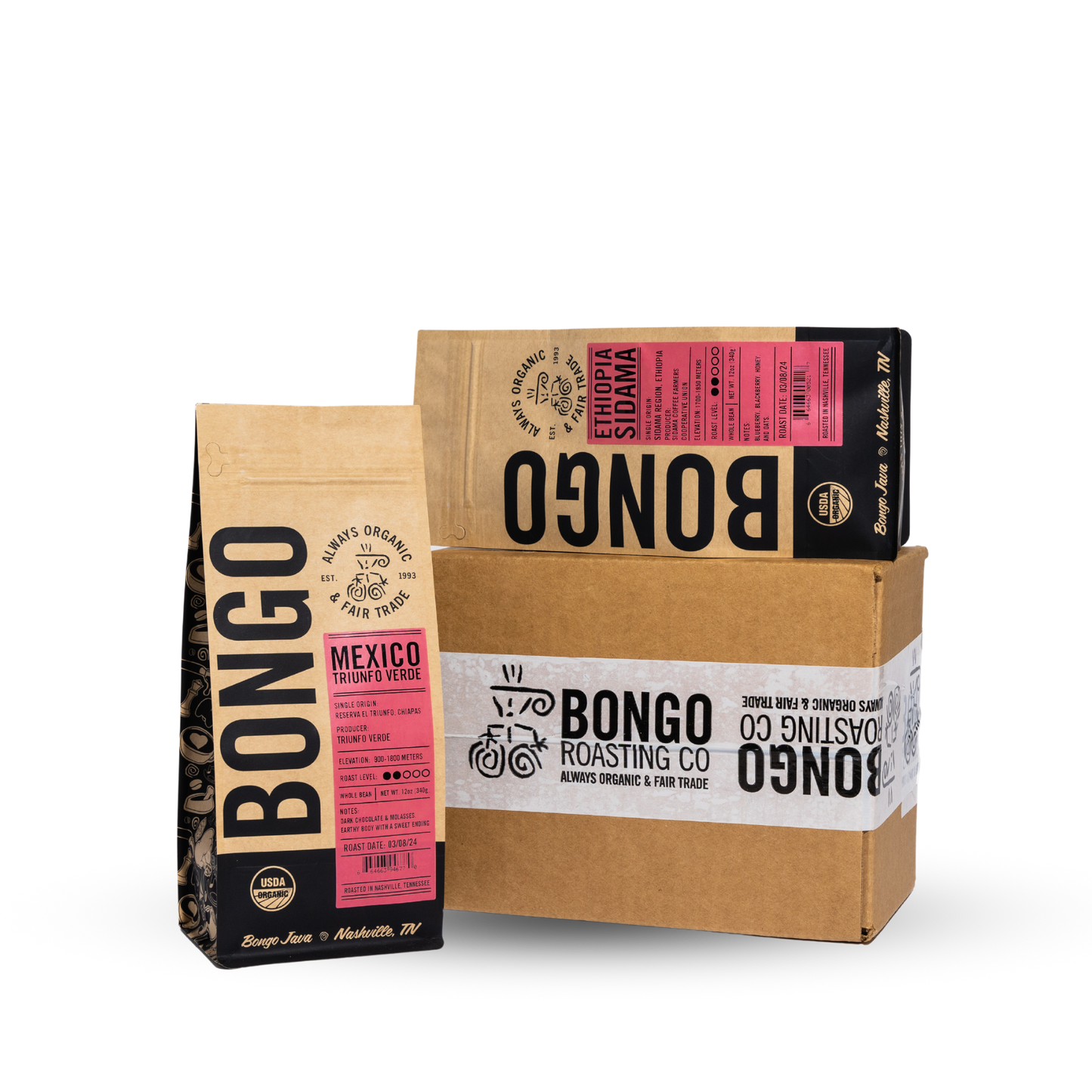 6 Month Gift Subscription - Two Bags a Month! - BongoJava.com