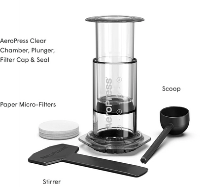 AeroPress Coffee Maker - Clear - BongoJava.com
