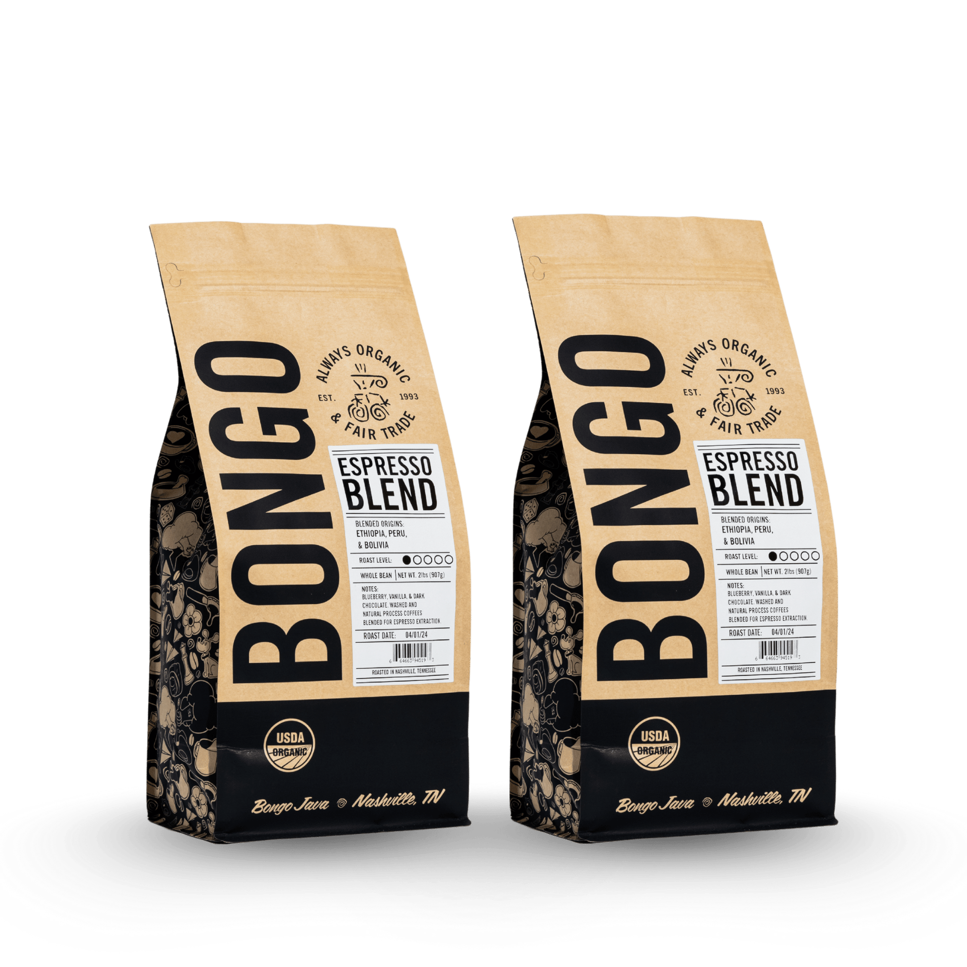 Espresso Blend 2lb - Office Subscription - Bongo Roasting Co.