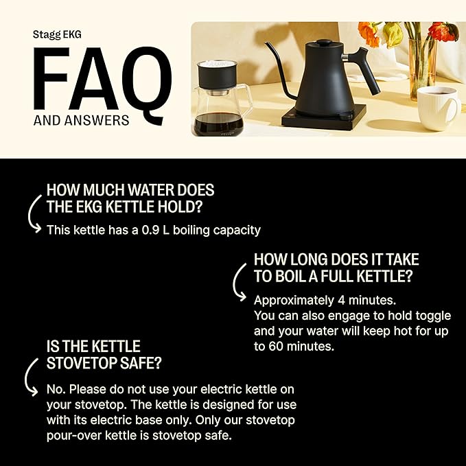 Fellow Stagg EKG Electric Kettle - Bongo Roasting Co.