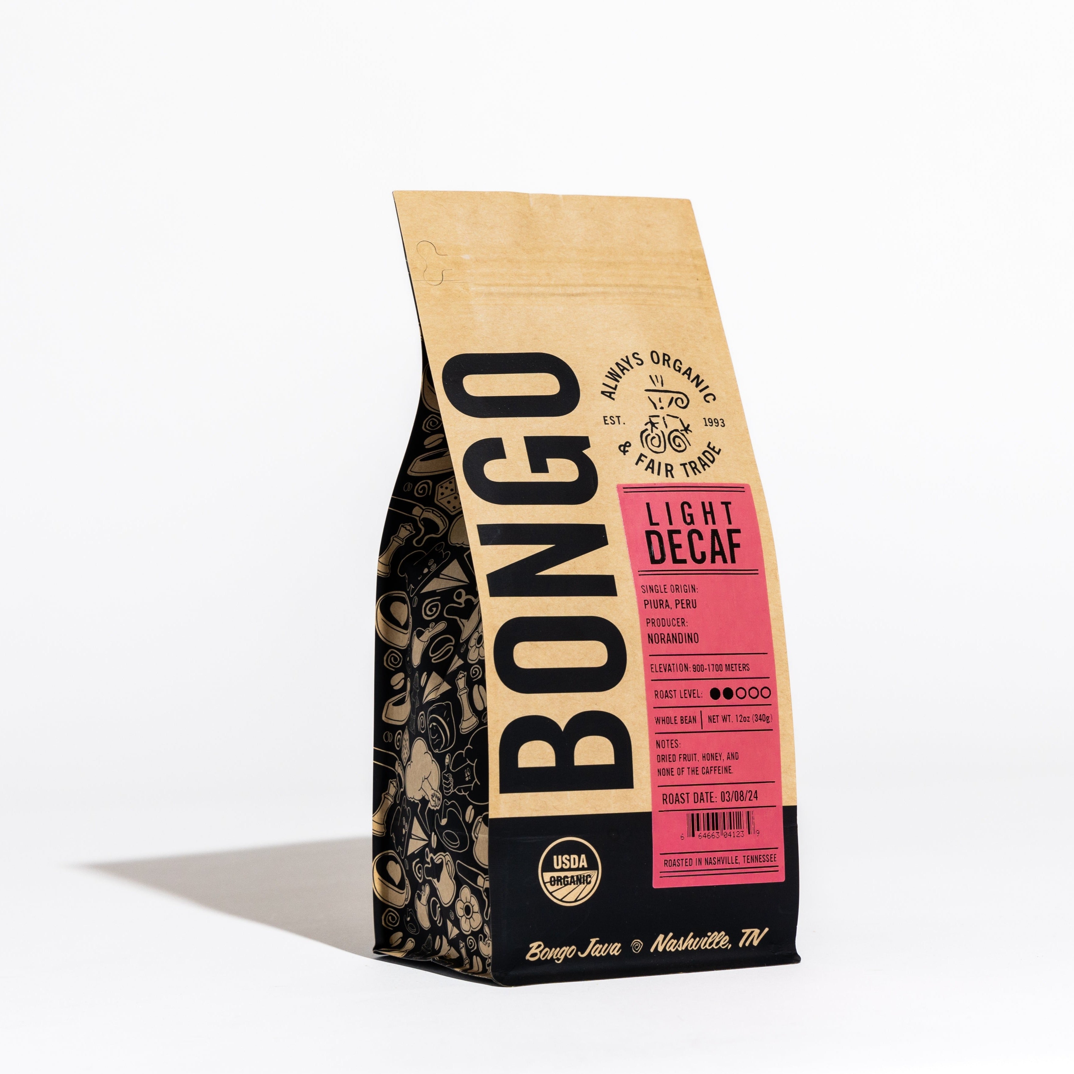 カバオページ Light Decaf | Bongo Roasting Co.