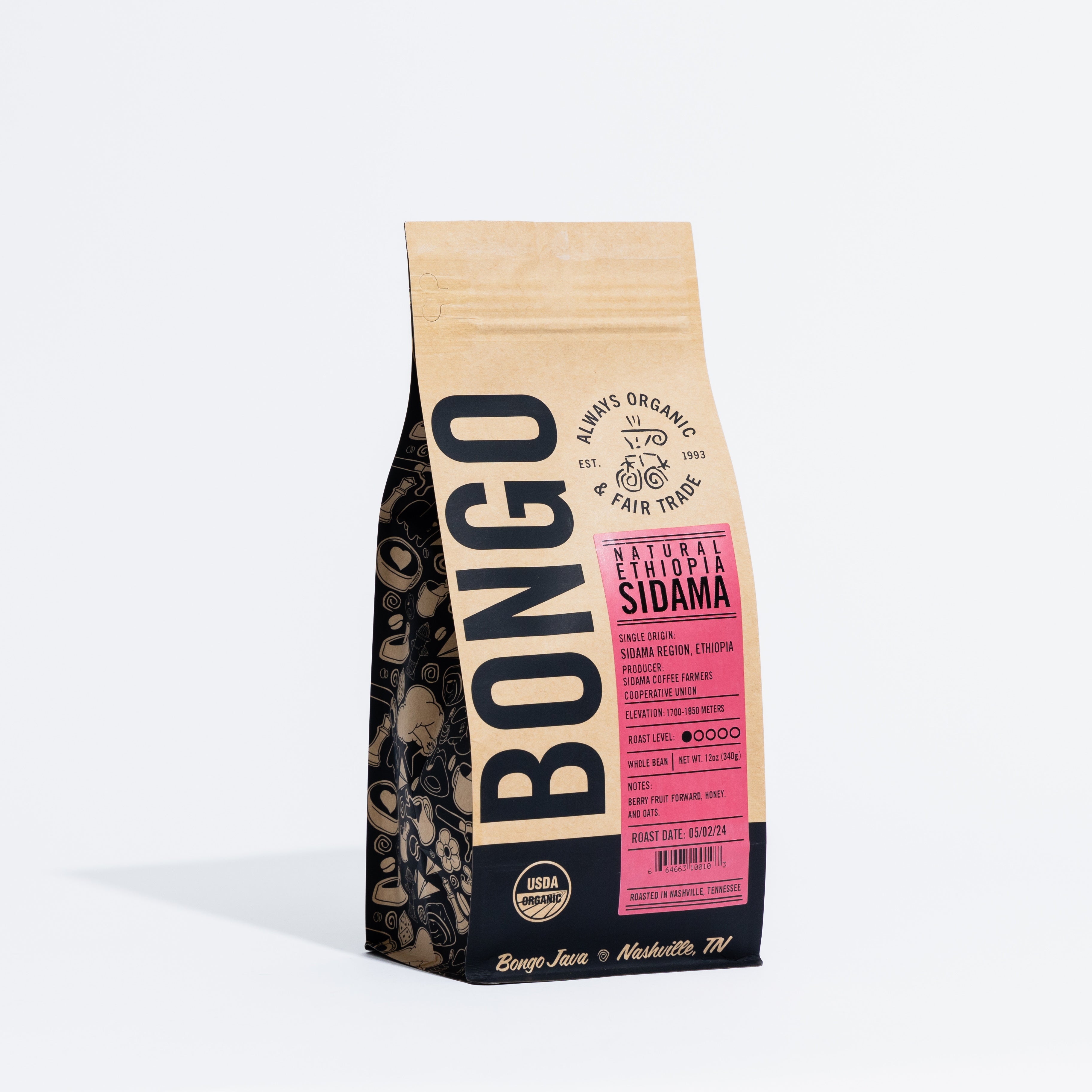 Natural Ethiopia Sidama | Bongo Roasting Co.