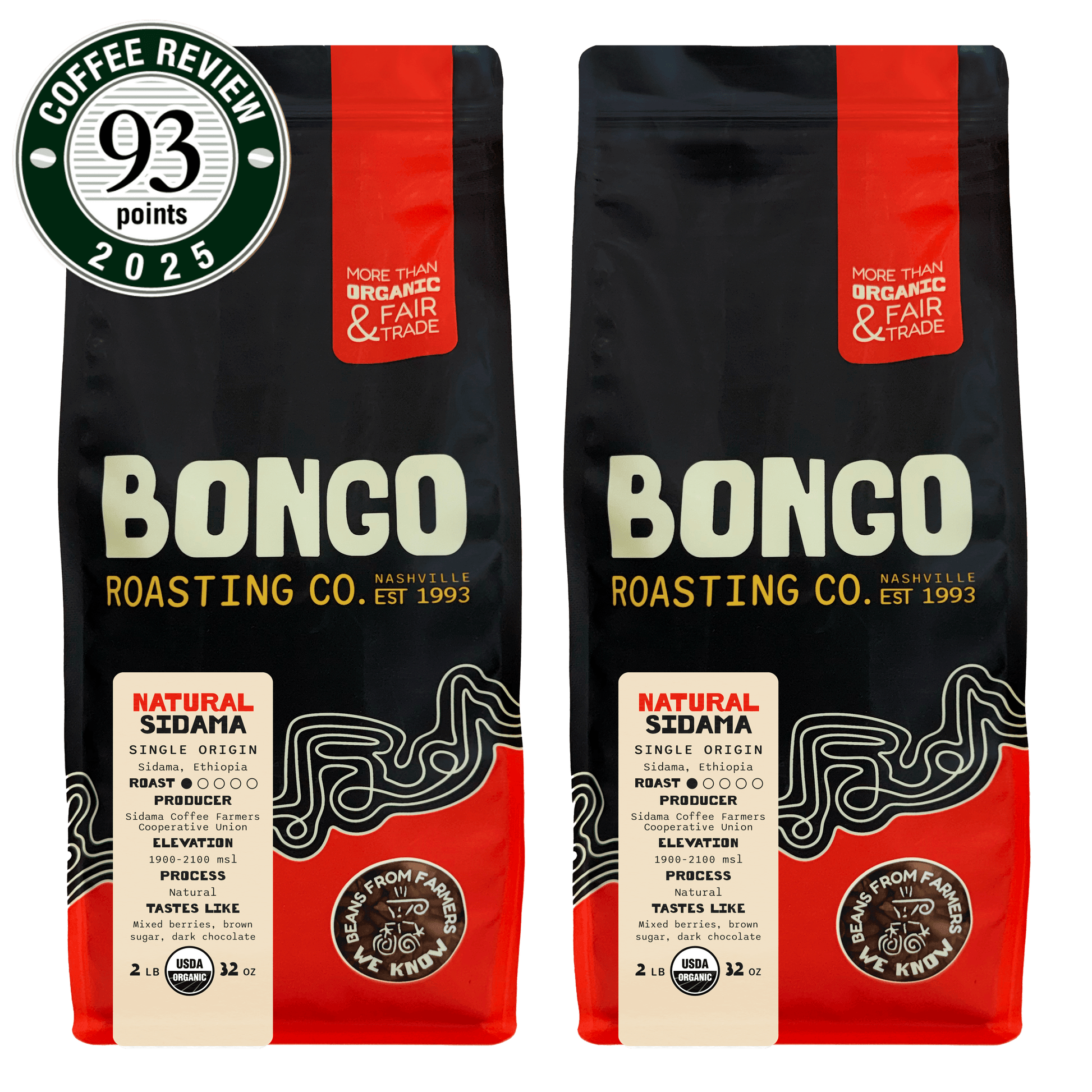 Natural Ethiopia Sidama 2 lb- Office Subscription - Bongo Roasting Co.