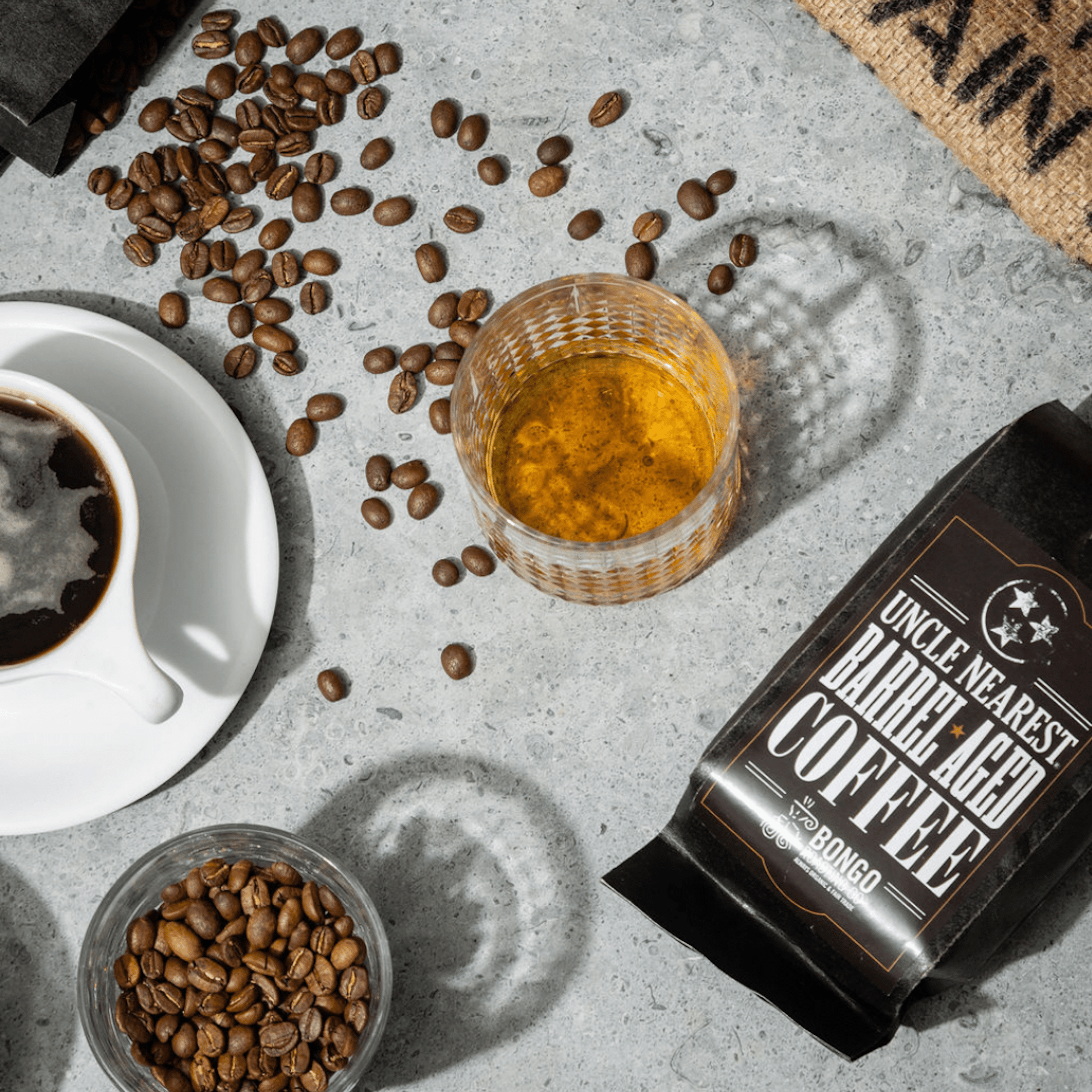 Uncle Nearest Whiskey Barrel Aged Coffee - Bongo Roasting Co.